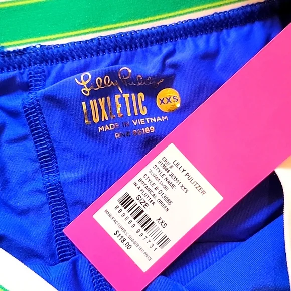 Lilly Pulitzer Silvana Skort, Botanical Green, Size XXS